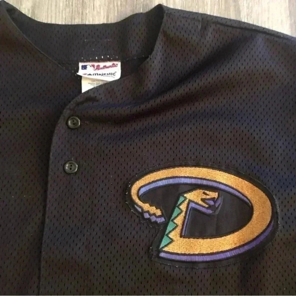 Arizona Diamondbacks 2000 Majestic‎ MLB Snake Edition Jersey 2XL Made In USA - Picture 4 of 14